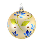 Golden Bell Collection Champagne Ball With Flowers Orn Flower Spring Bm2087