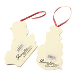 Holiday Ornament Playful Snowman Ornaments S/2 - - SBKGifts.com