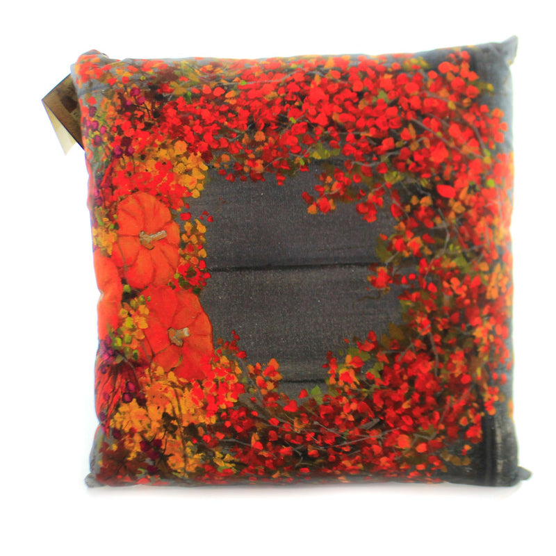 (46636) Bittersweet Harvest Wreath Pillow