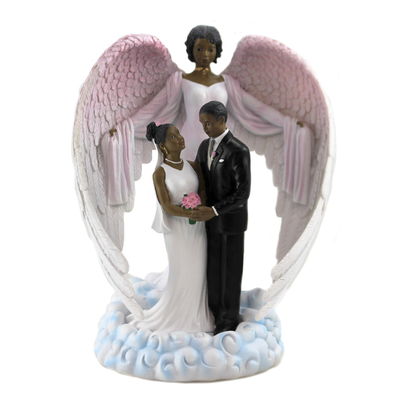 Black Art Wedding Guardian Polyresin Marriage Celebration Love 16225 (46644)