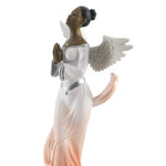 Black Art Angel With Orange Sash - - SBKGifts.com