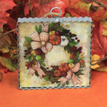Thanksgiving Mini Harvest Wreath Print - - SBKGifts.com