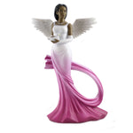 Angel With Fuchsia Sash - One Figurine 11.75 Inch, Polyresin - Wings Dove Religious 17762 (46661)