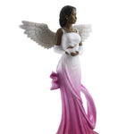 Black Art Angel With Fuchsia Sash - - SBKGifts.com