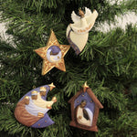Holiday Ornament Nativity Set/4 - - SBKGifts.com