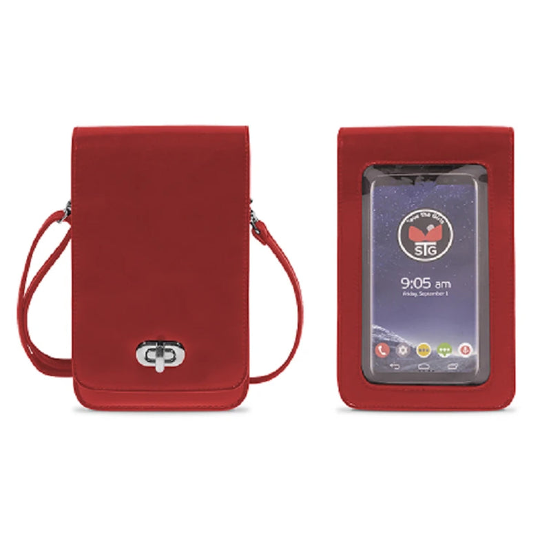 Accessories Classic Elegance Cross Body Rfid Touch Screen Purse Ce1002 Red (46720)