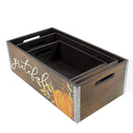 Thanksgiving Nested Crates With Pumpkins - - SBKGifts.com