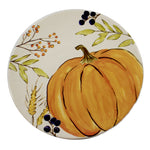 Tabletop Thankful Harvest Plate Ceramic Pumpkin Thanksgiving 2031150 (46824)