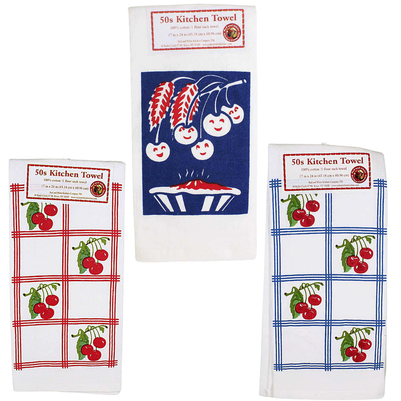 (46840) Cherries Or Cherry Pie Towels