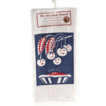 Decorative Towel Cherry Pie Kitchen Towel 100% Cotton Retro Inspired 1950 Vl84 (46843)