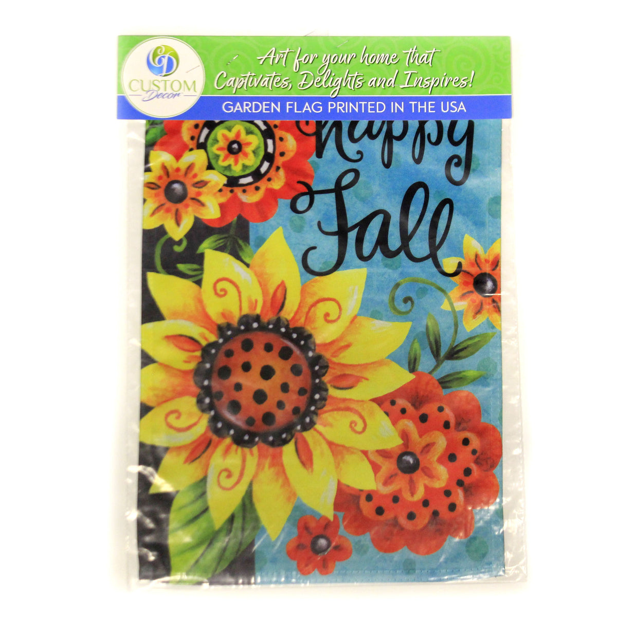 Home & Garden Whimsy Flowers Flag - - SBKGifts.com