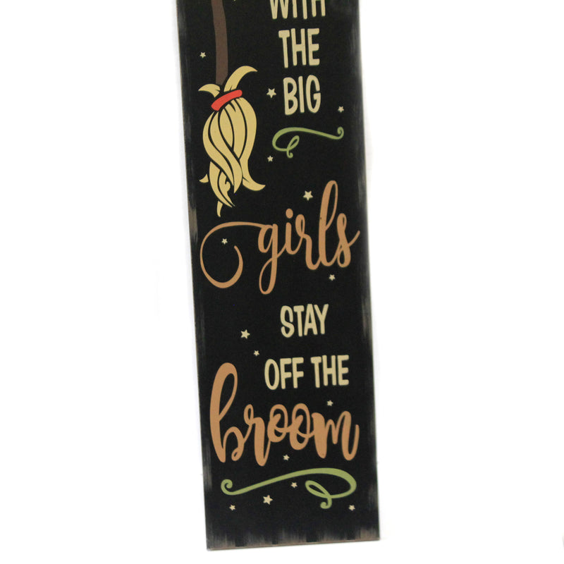 Direct Designs International Broom Hanging / Lean Sign - - SBKGifts.com