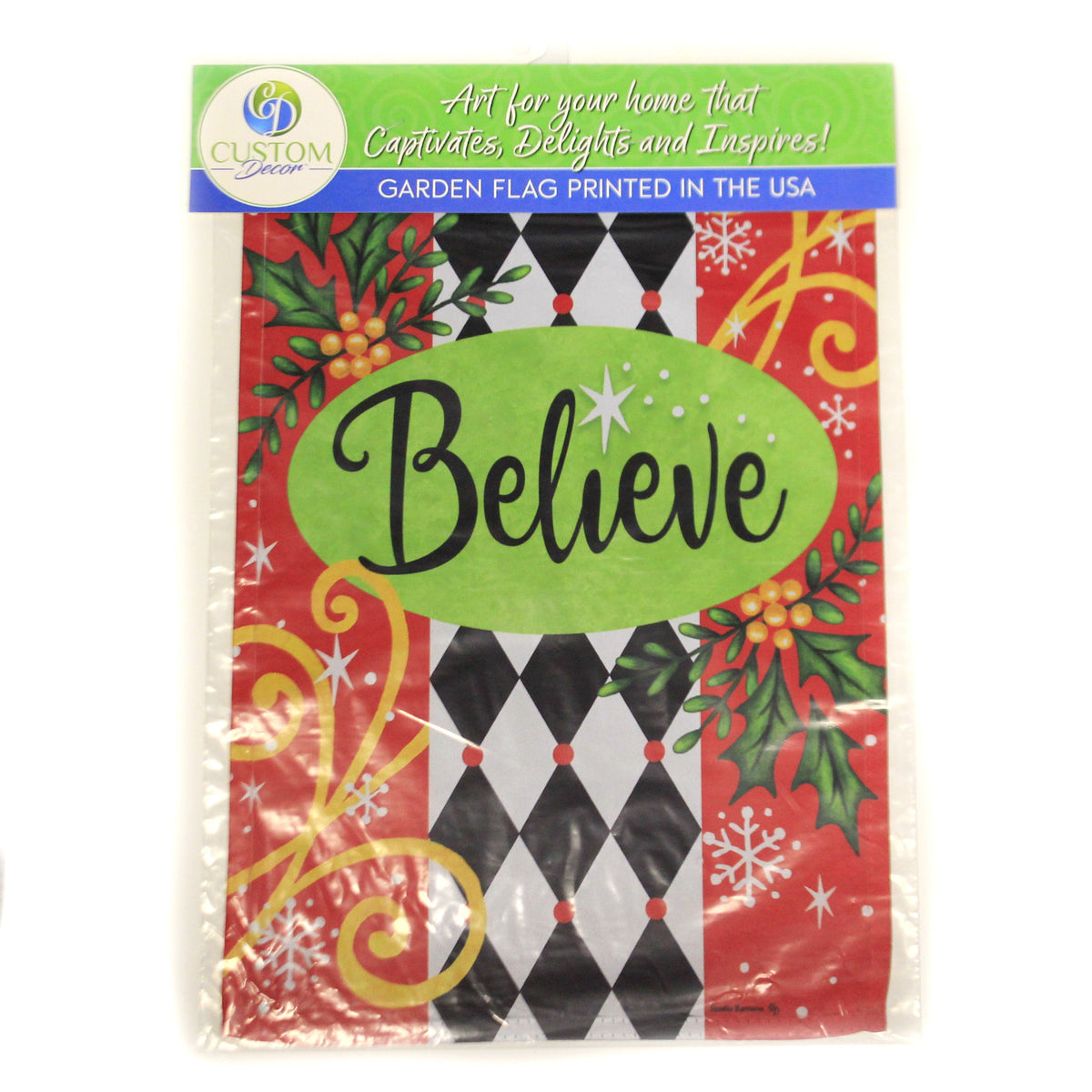 Home & Garden Believe Flag - - SBKGifts.com