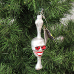 Morawski Silver Bone Thru Skull - - SBKGifts.com
