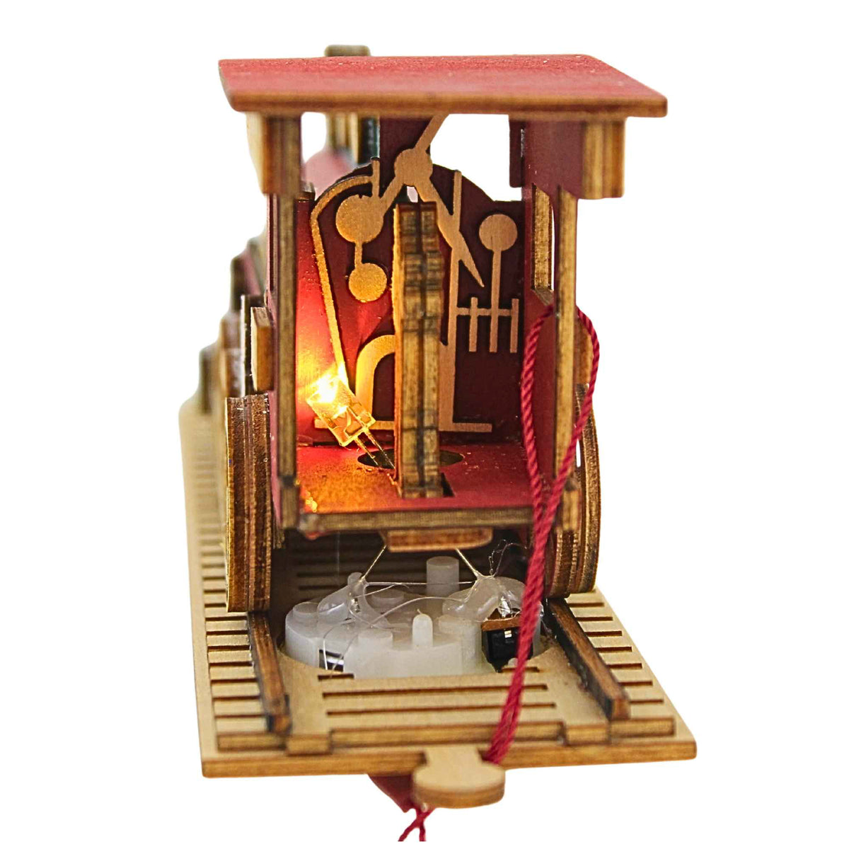Ginger Cottages Santa's Np Express Engine - - SBKGifts.com