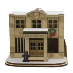 Ginger Cottages Polar Precinct - One Ornament 3.75 Inch, Wood - Christmas Ornament 80032 (47142)