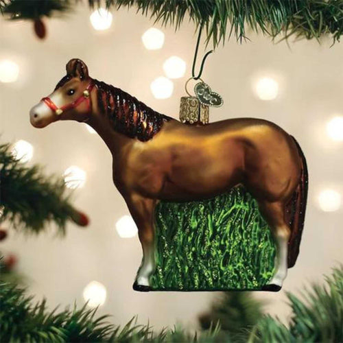 Old World Christmas Quarter Horse - - SBKGifts.com