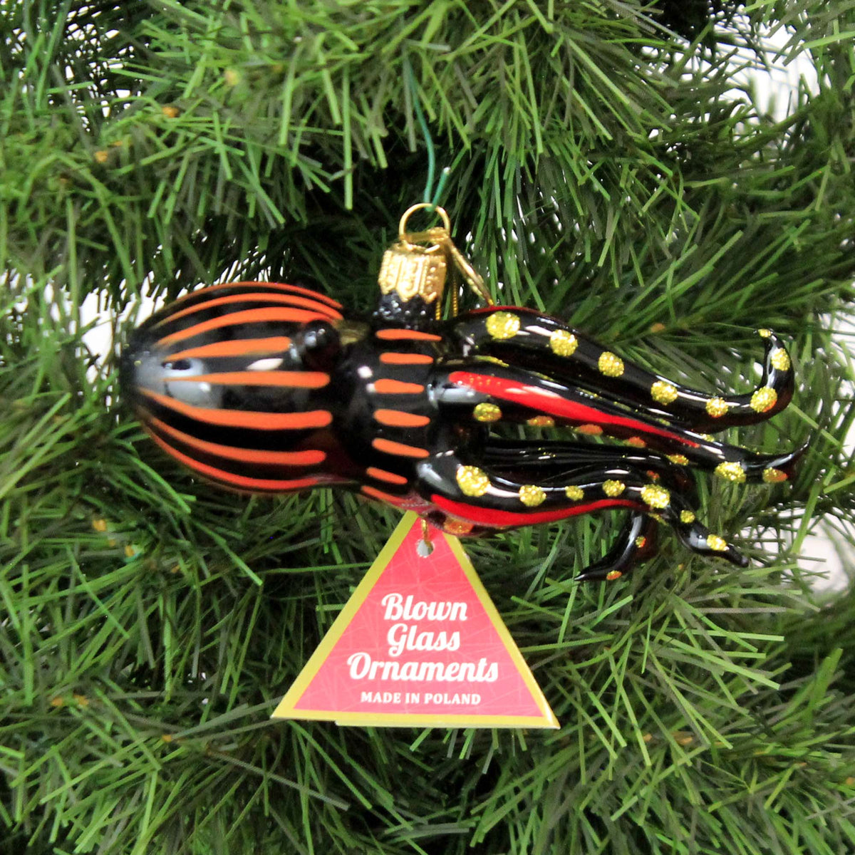 Morawski Black & Orange Squid - - SBKGifts.com