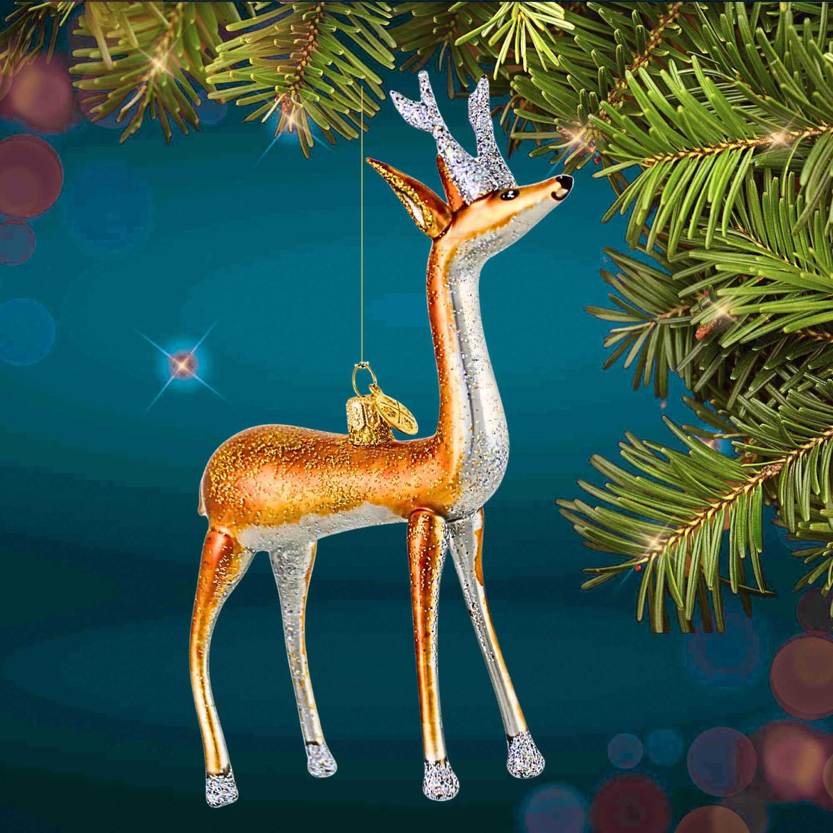 Morawski Free Blown Reindeer - - SBKGifts.com
