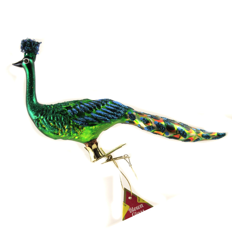 Morawski Colorful Clip On Peacock - - SBKGifts.com