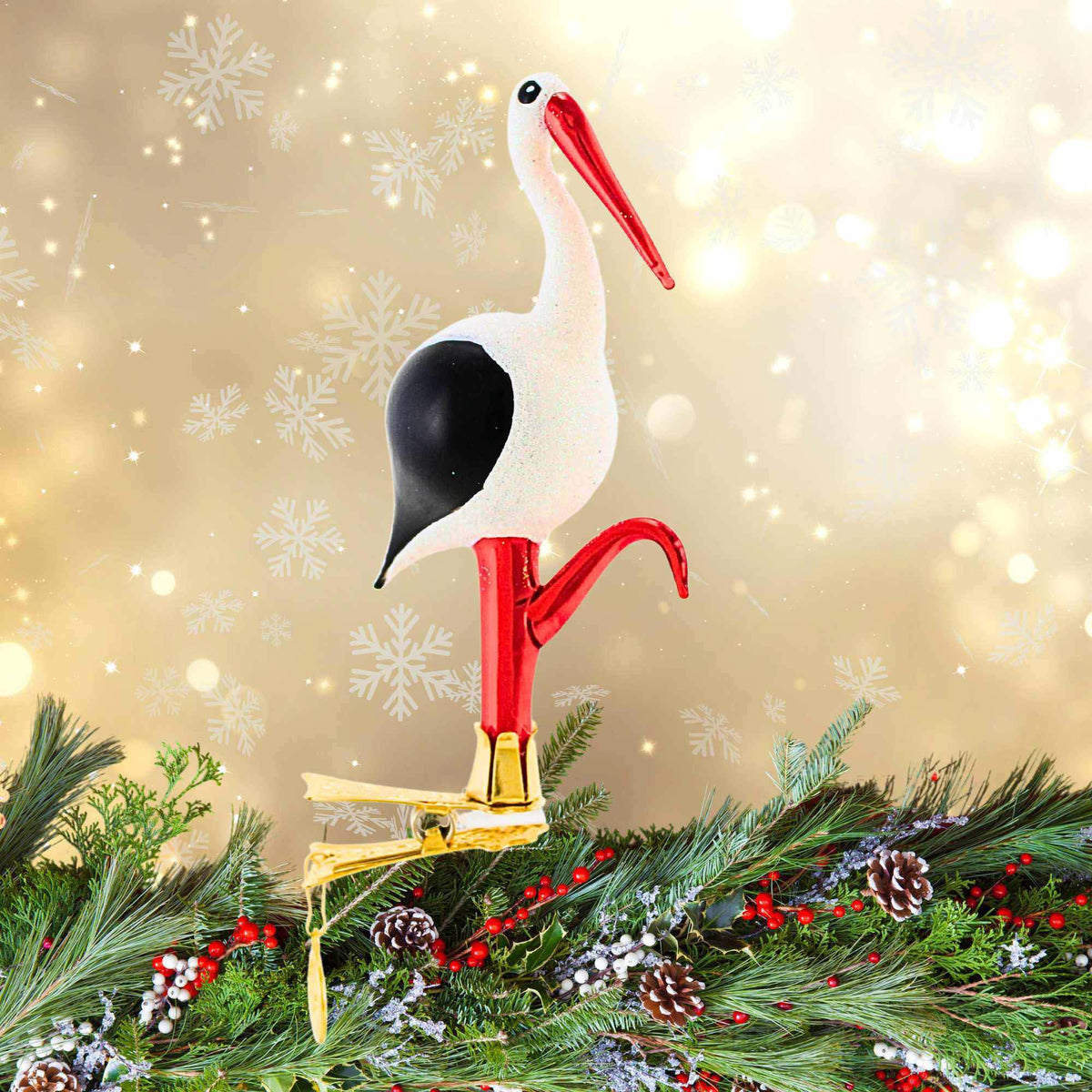 Morawski Clip-On Stork - - SBKGifts.com