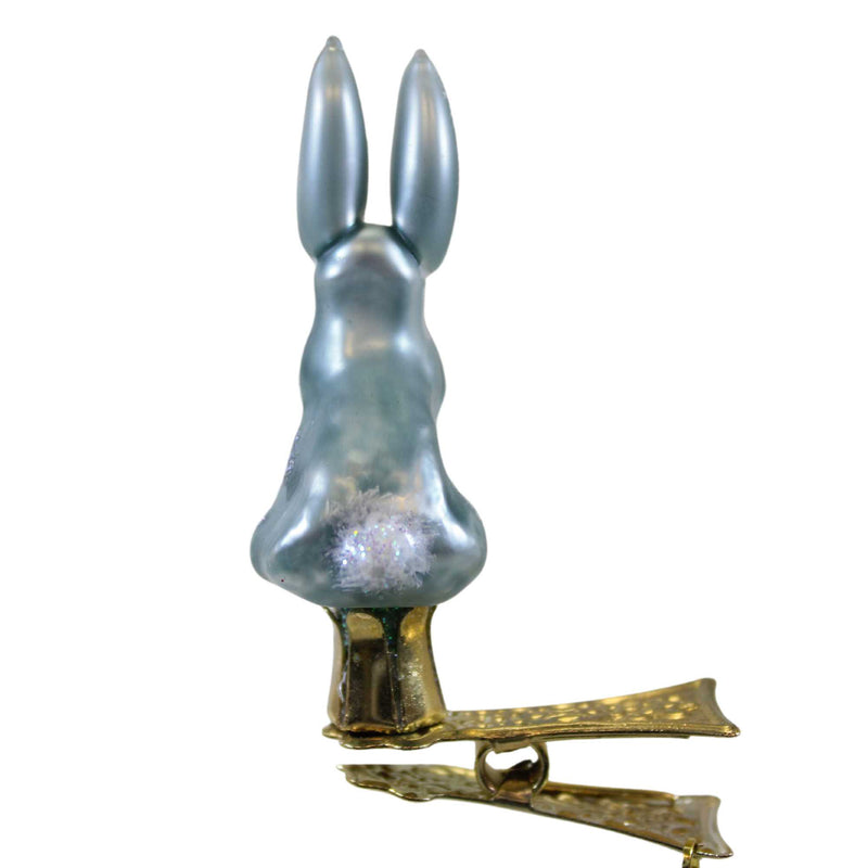 Morawski Mini Blue Clip On Bunny - - SBKGifts.com