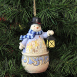 Jim Shore Snowman Village Scene Ornament - - SBKGifts.com