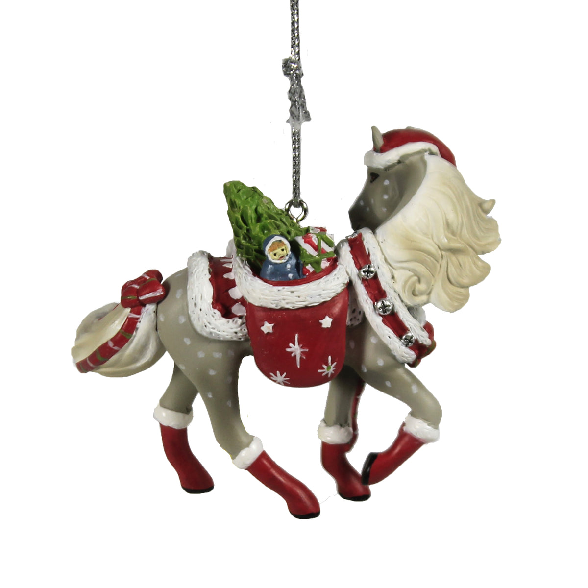 Trail Of Painted Ponies Santa's Little Helper Ornament - - SBKGifts.com