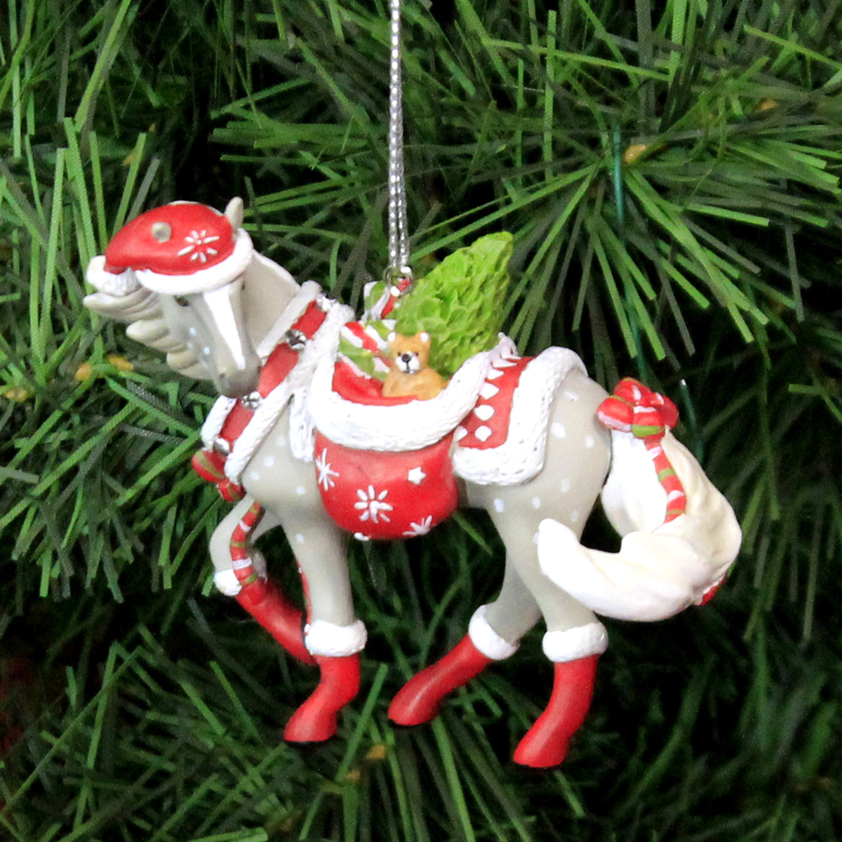 Trail Of Painted Ponies Santa's Little Helper Ornament - - SBKGifts.com