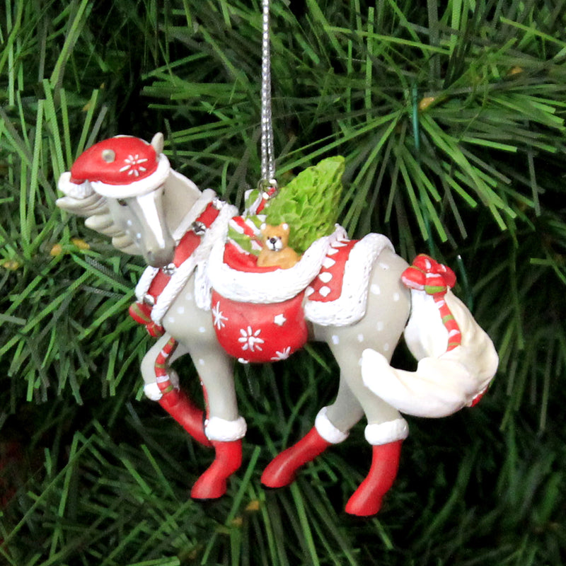 Trail Of Painted Ponies Santa's Little Helper Ornament - - SBKGifts.com