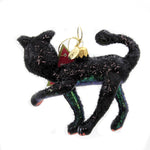 Morawski Black Glittered Cat - - SBKGifts.com
