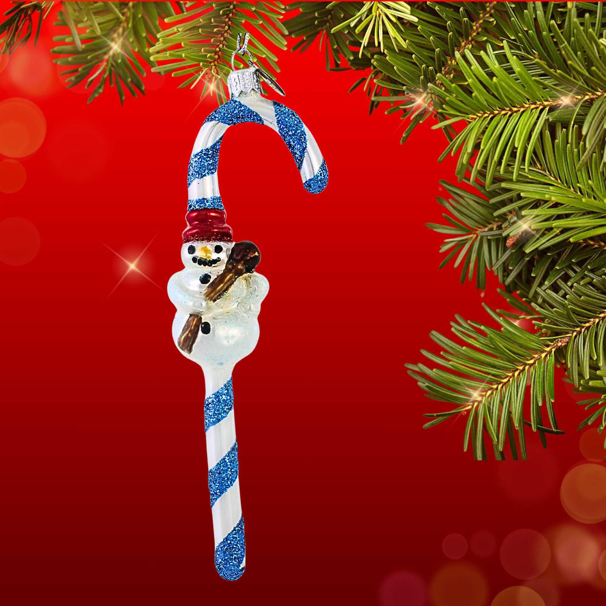 Morawski Snowman Candy Cane - - SBKGifts.com