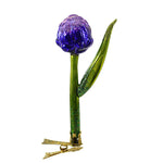 Bachelor Button Clip On Flower - 1 Ornament 4.5 Inch, Glass - Ornament Floral Summer 11696 Morawski (47484)