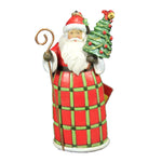 Jim Shore Santa With Tree Ornament. Polyresin Country Living 6007451