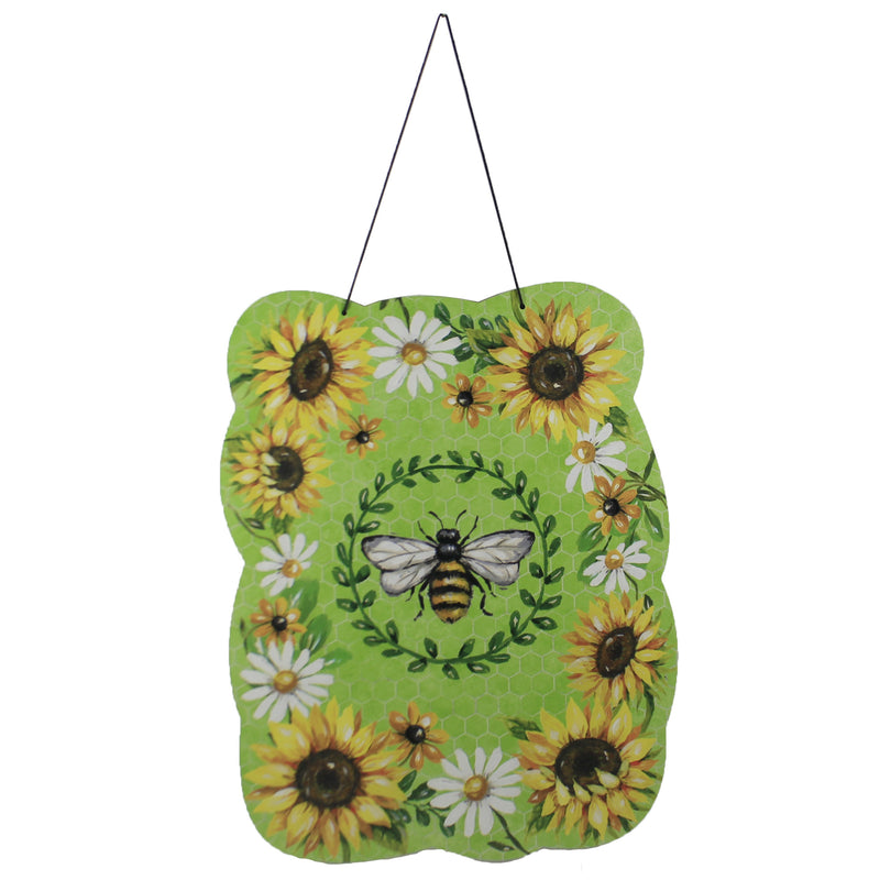Bumblebee Sunflower Hang Around - One Hang Around 16 Inch, Pvc (Polyvinyl Chloride) - Indoor Outdoor 3485 (47559)