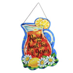 Home & Garden Sweet Tea & Jesus Hang Around Pvc Indoor Outdoor 3490 (47570)
