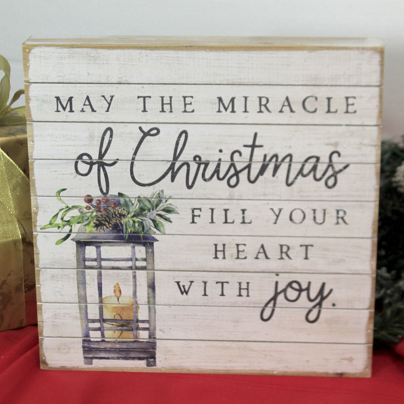 Christmas Miracle Of Christmas Plaque - - SBKGifts.com