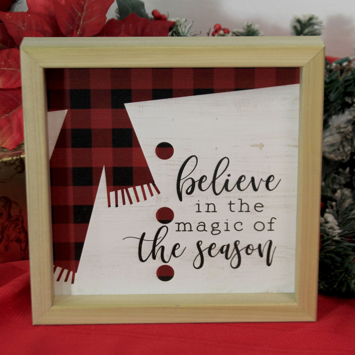 Christmas Believe In The Magic Plaque. - - SBKGifts.com