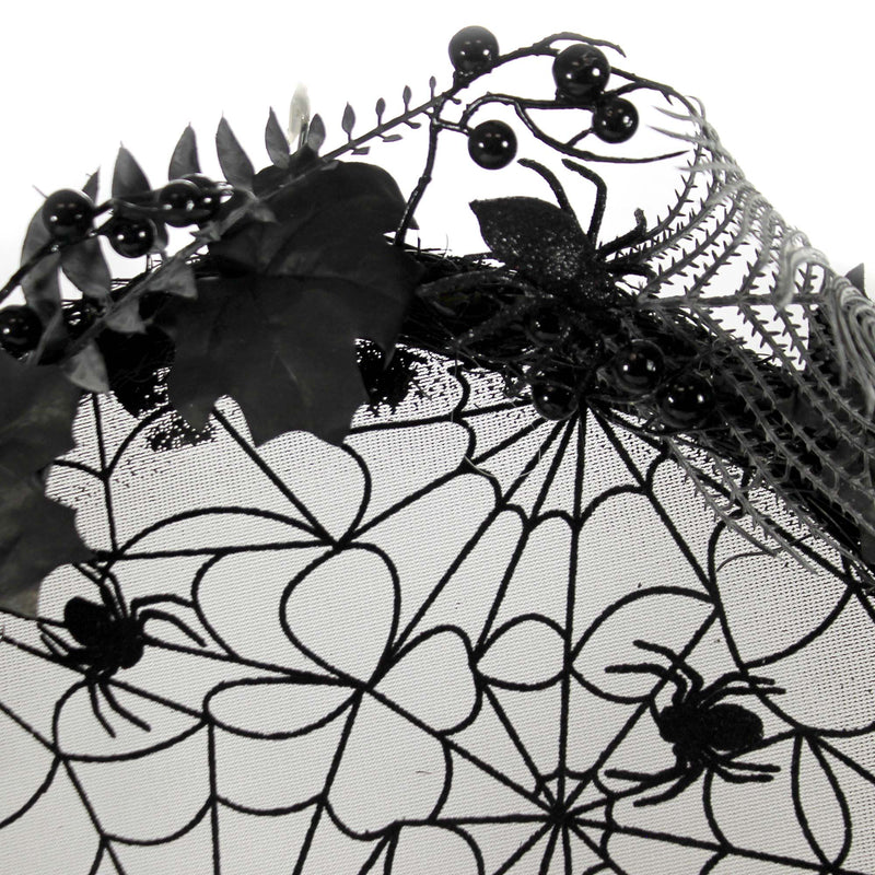Halloween Spider Web Wreath Grapevine Wall Decor Afz181 (47639)