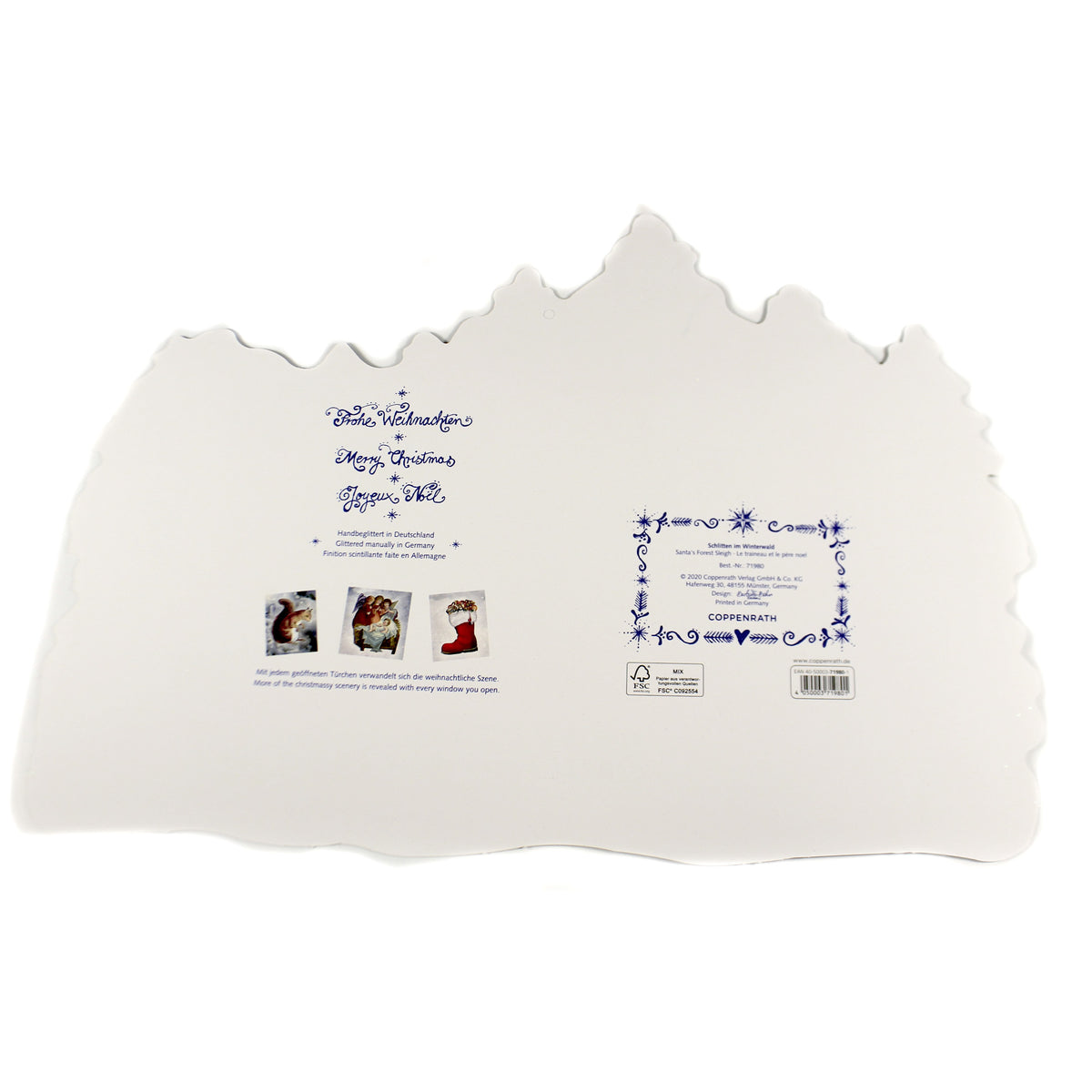 Alison Gardiner Santas Forest Sleigh - - SBKGifts.com