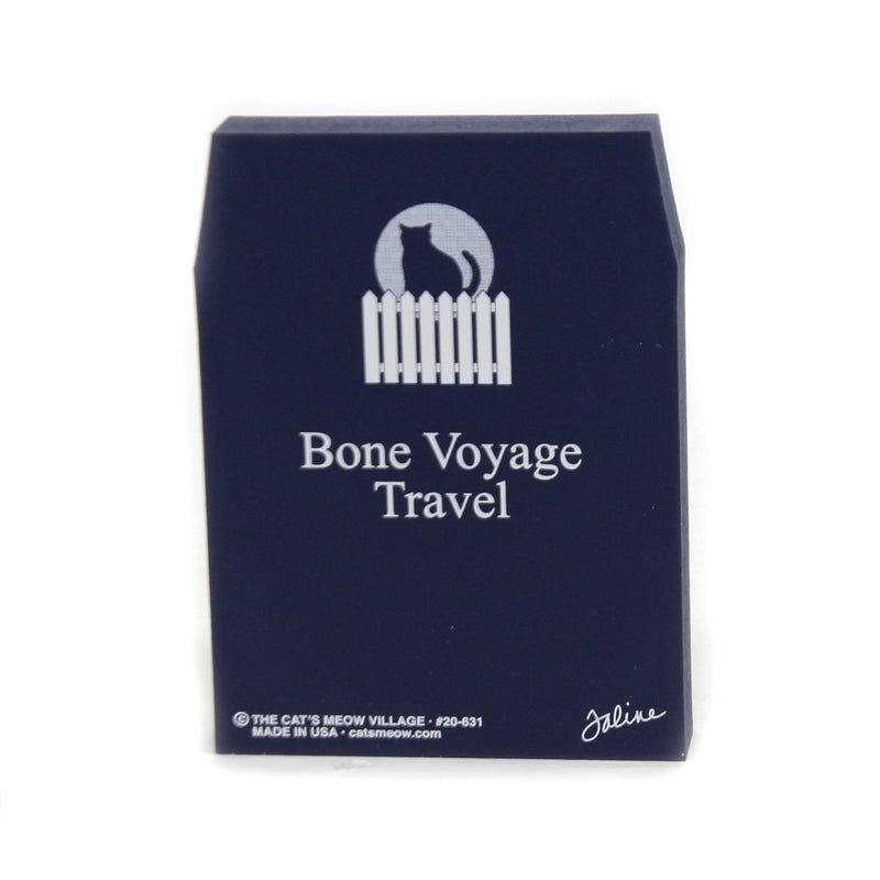 Cats Meow Village Bone Voyage Travel - - SBKGifts.com