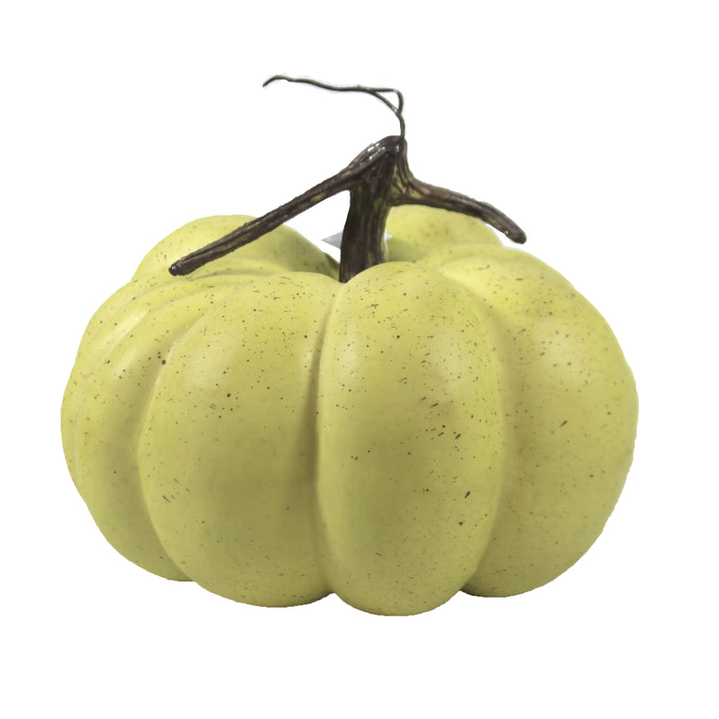 Yellowish Green Pumpkin - One Pumpkin 6.5 Inch, Foam - Fall Thanksgiving Vzp160 (47673)