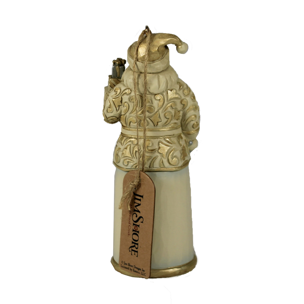 Jim Shore Holiday Lustre Santa Ornament - - SBKGifts.com