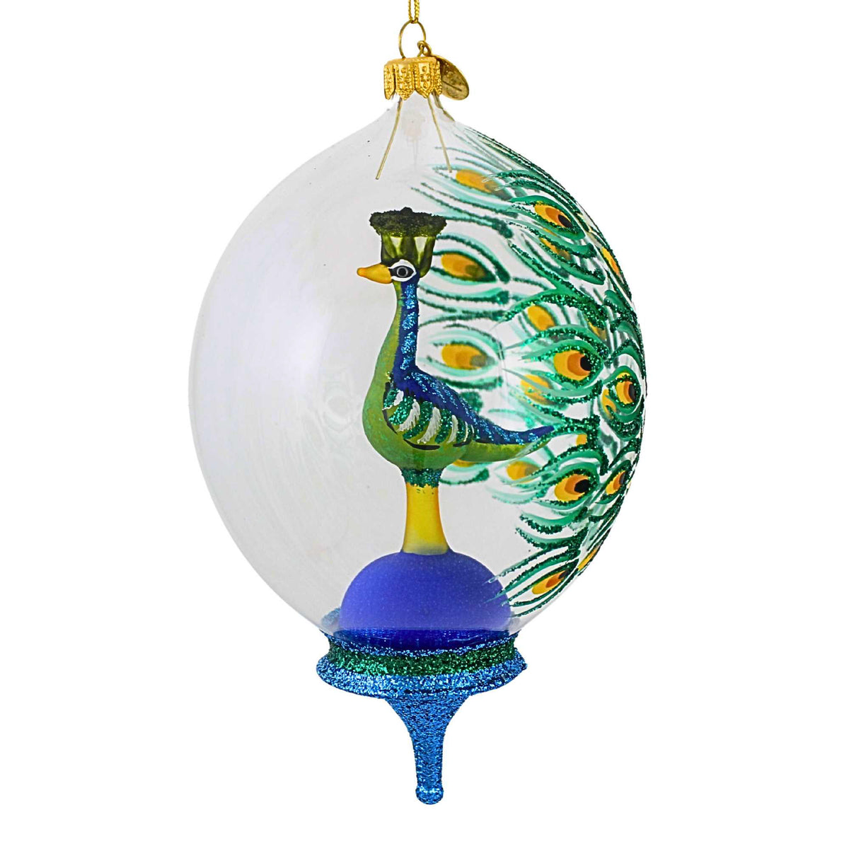 Morawski Peacock In A Dome - - SBKGifts.com