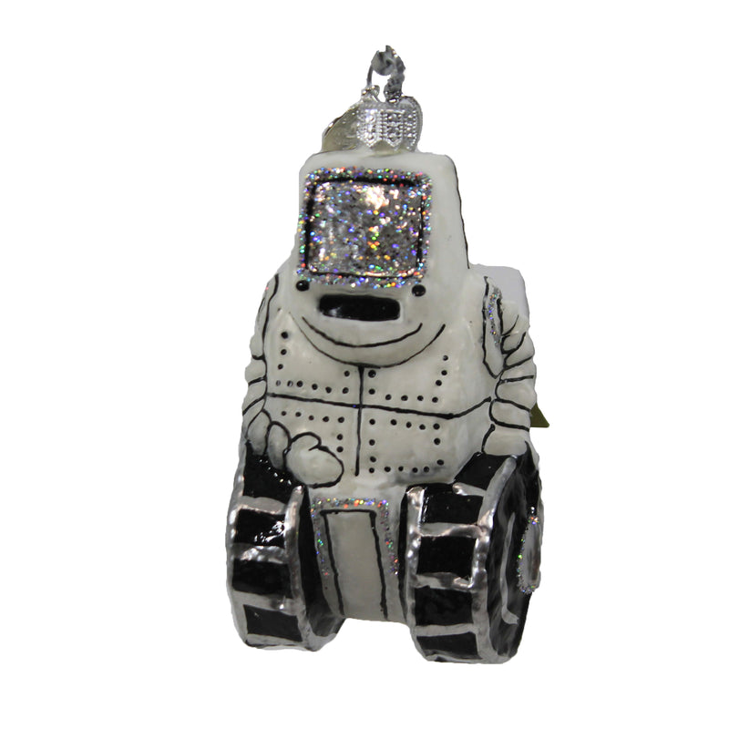 Morawski Lunar Landing Robot Glass Ornament Space Alien Nasa 19122