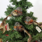 Holiday Ornament Feathered Bird With Clip - - SBKGifts.com