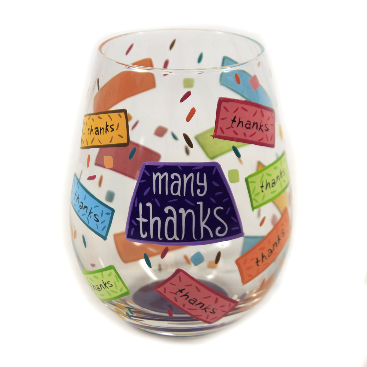 (47746) Many Thanks Stemless Wine Glass
