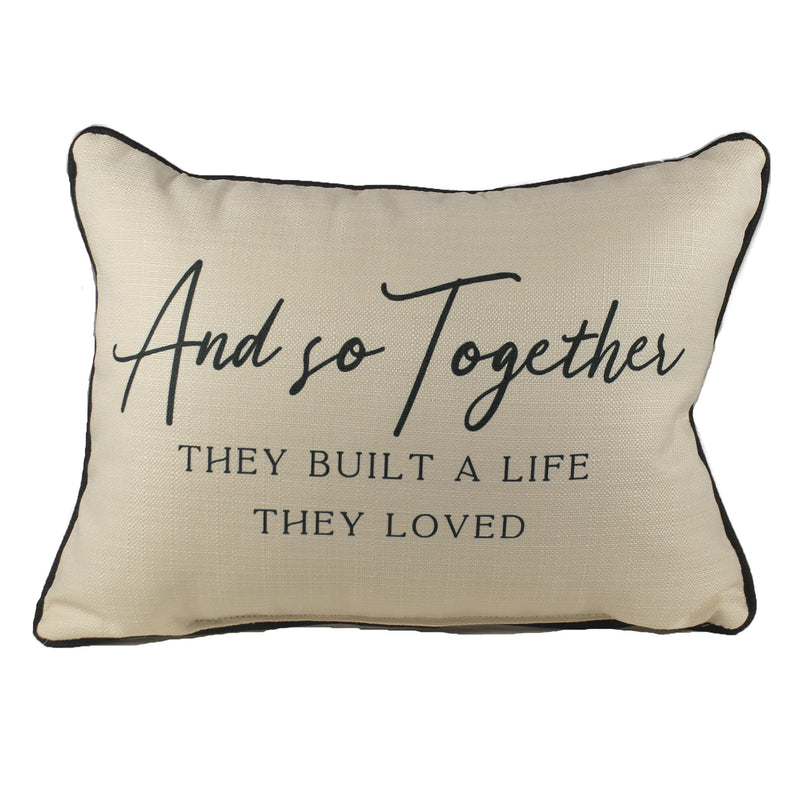 Little Birdie And So Together Pillow - One Pillow 14 Inch, Polyester - Anniversary Love Txt0708 (47769)