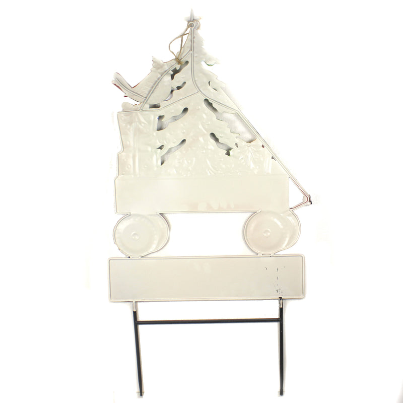 Christmas Wagon W/ Christmas Tree Yard - - SBKGifts.com