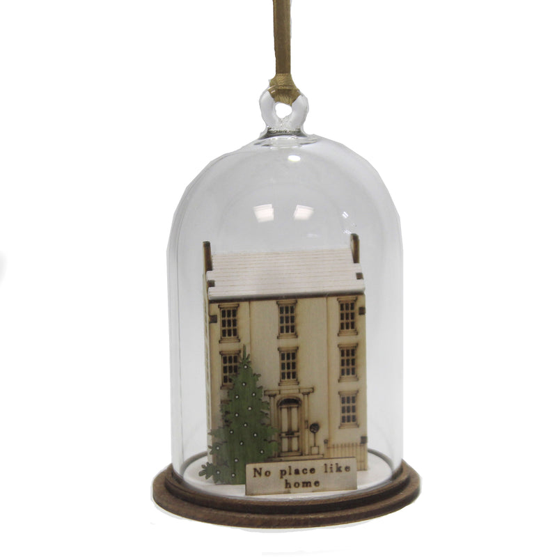 Holiday Ornament Home For Christmas Ornament Glass Kloche A30262